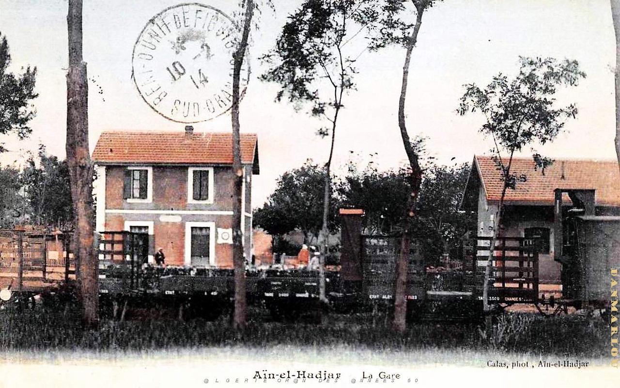 Ain-el-Hadjar - Gare - 1914.jpg